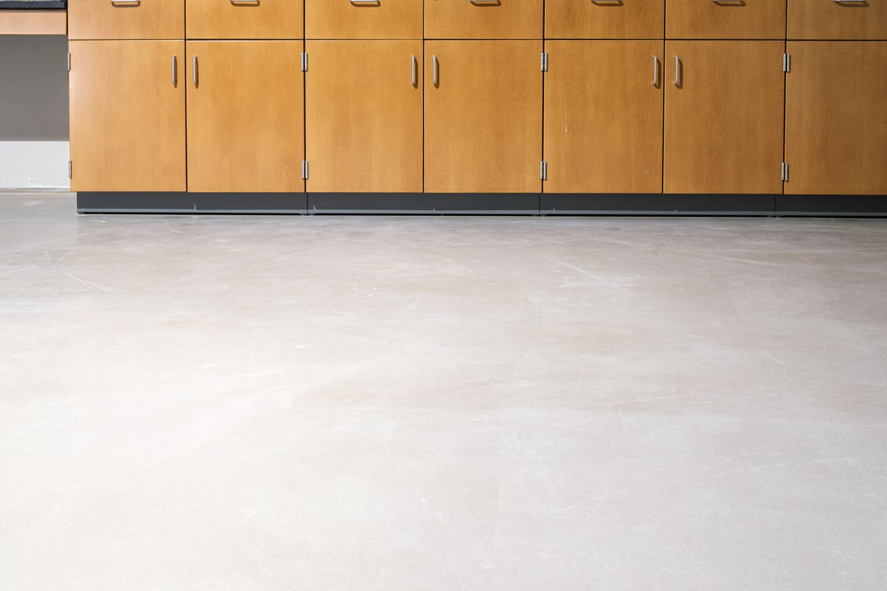 University of Akron Laboratory — completed concrete floor by Precision ProFloor