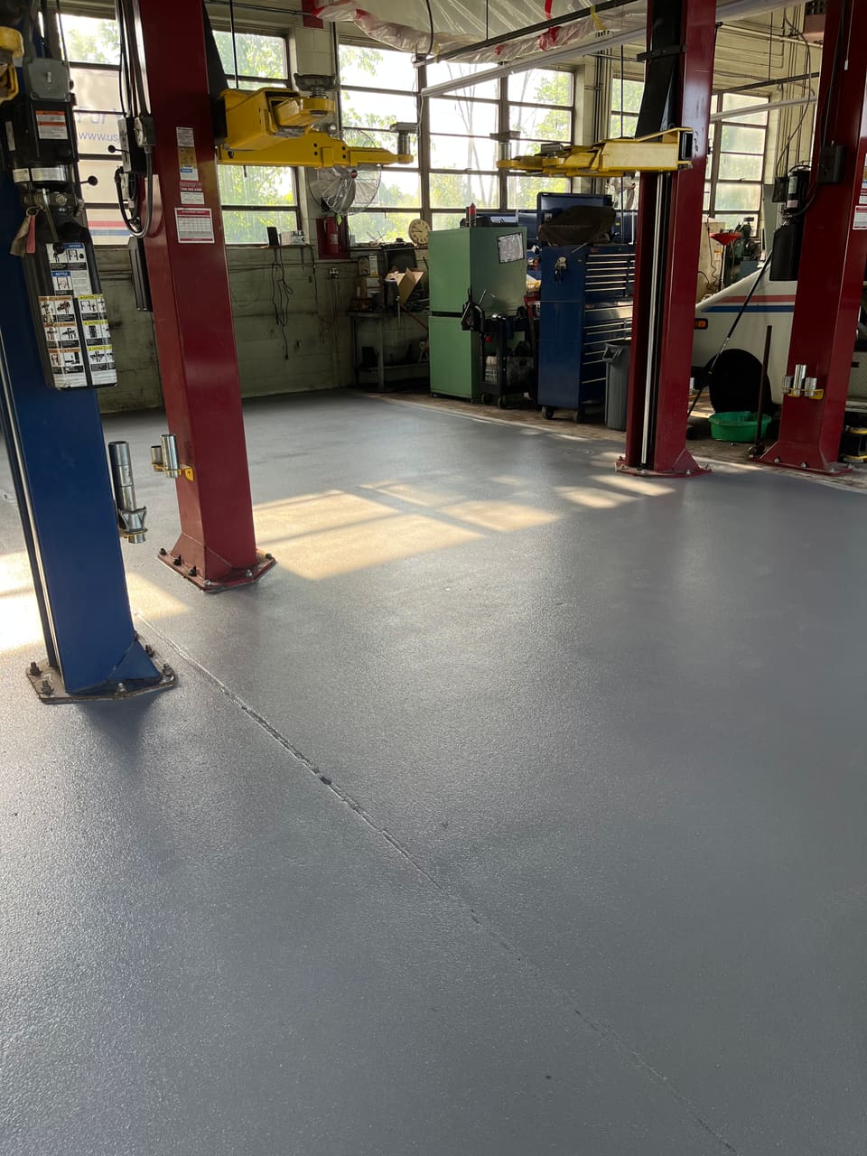 USPS Auto Service Center — completed concrete floor by Precision ProFloor