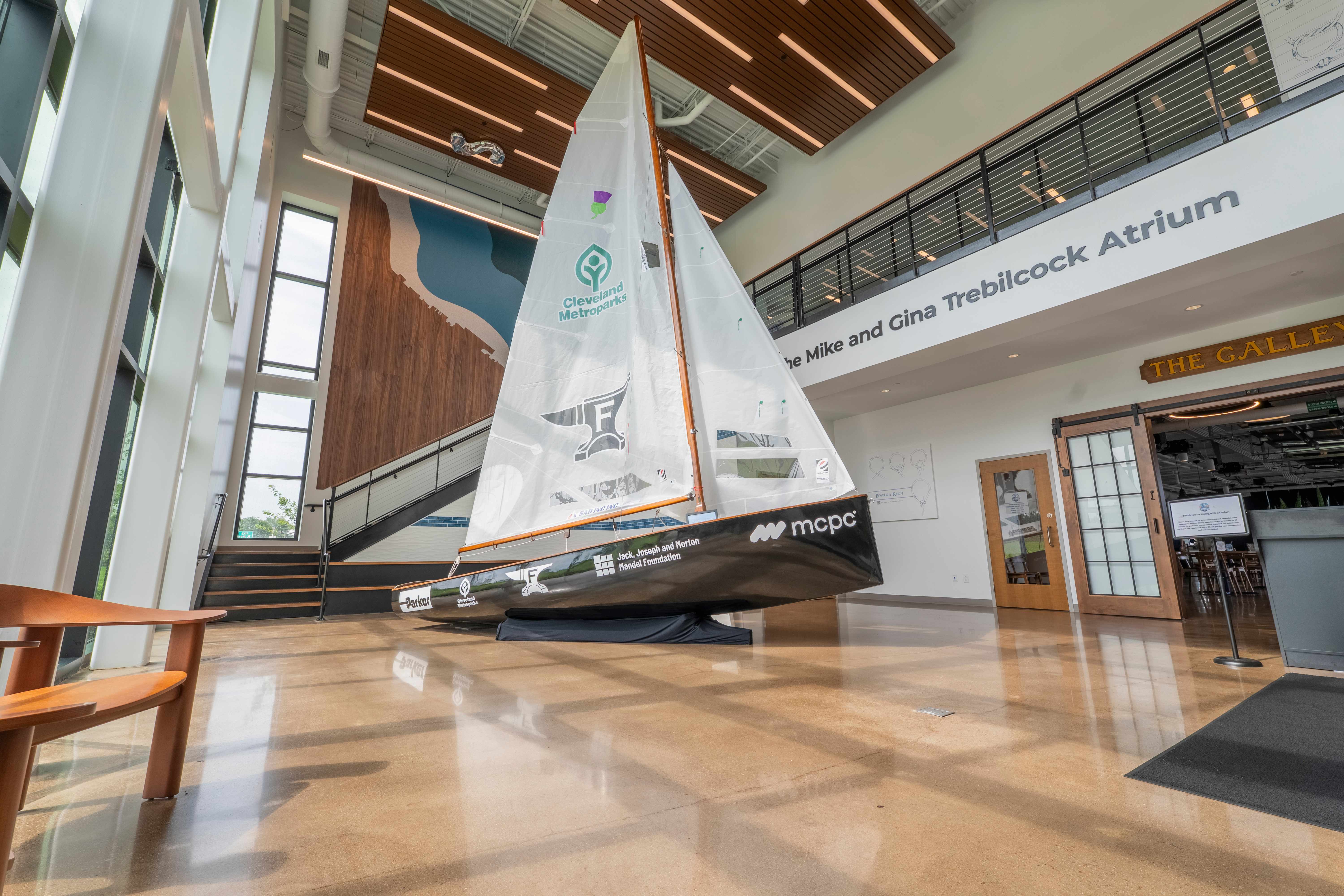 Cleveland Metroparks Sailing Center — completed concrete floor by Precision ProFloor